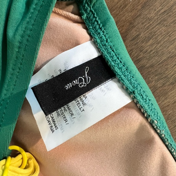 French bikini top in colorblock by J.Crew - Picture 4 of 8